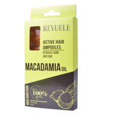 Hair Ampoules for Dyed Hair REVUELE Macadamia Oil 8x5ml